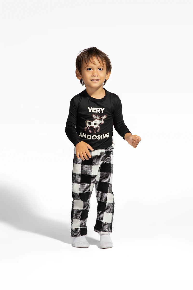 Toddler Fammy Jammies Moosing Around Pajama Set
