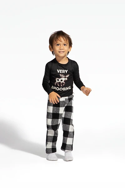 Toddler Fammy Jammies Moosing Around Pajama Set