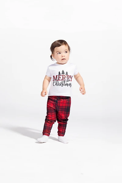 Toddler Fammy Jammies Merry Christmas Pajama Set