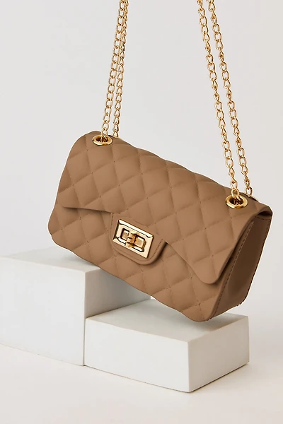 Sac à bandoulière matelassé pour filles