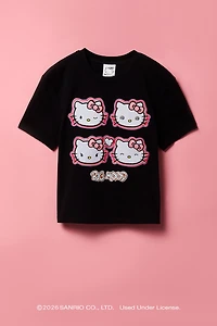 Hello Kitty® Girls Embroidered T-Shirt