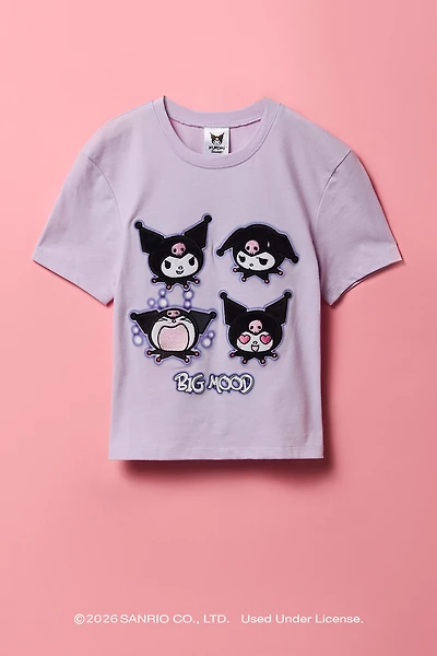 Kuromi™ Girls Embroidered T-Shirt