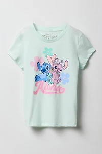 T-shirt à imprimé Aloha Stitch pour fille