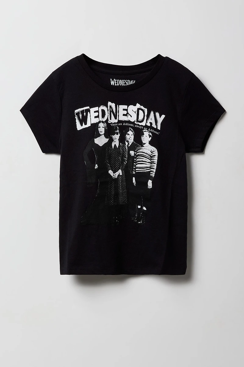 Girls Wednesday Graphic T-Shirt