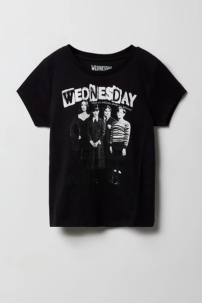 Girls Wednesday Graphic T-Shirt