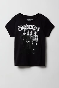 Girls Wednesday Graphic T-Shirt