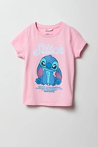 T-shirt à imprimé Stitch Experiment pour filles
