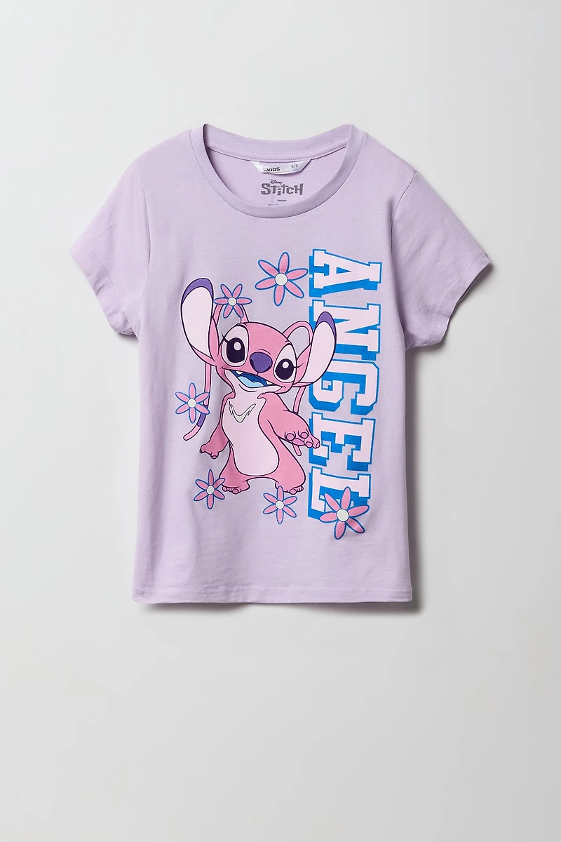 Girls Angel Graphic T-Shirt