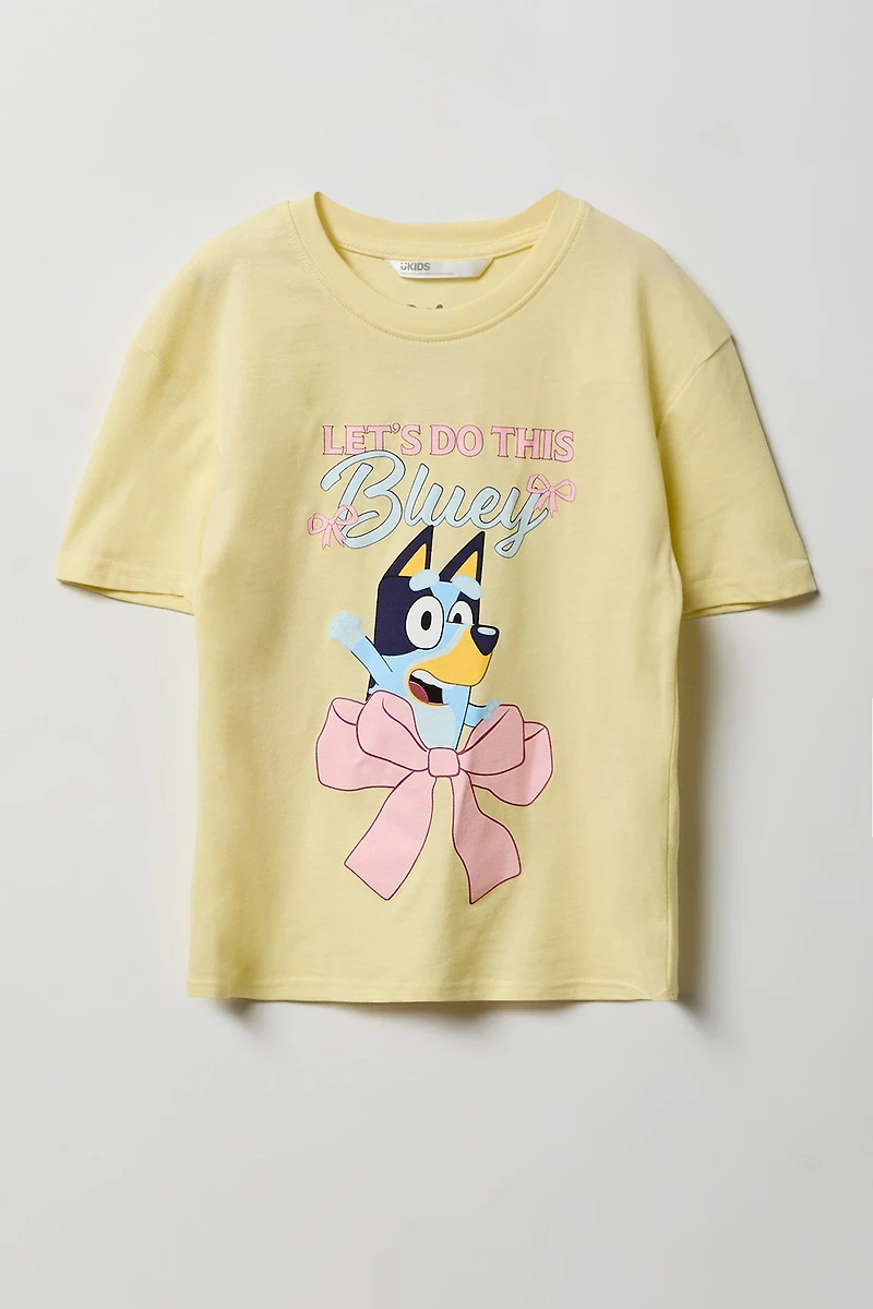 Girls Bluey Graphic T-Shirt