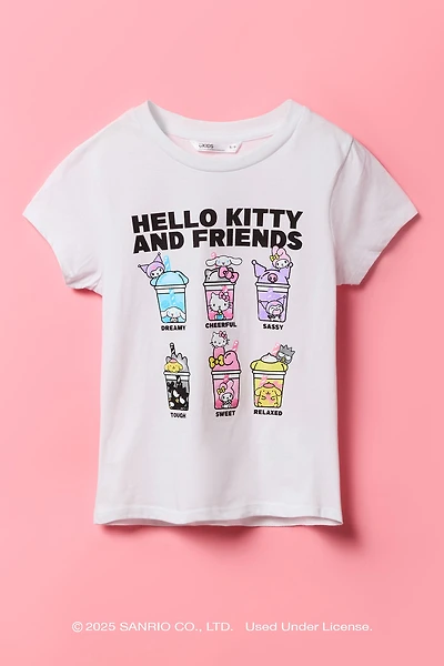 T-shirt à imprimé Hello Kitty® and Friends pour filles