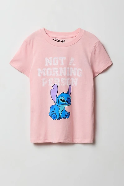 T-shirt à imprimé Morning Stitch pour filles