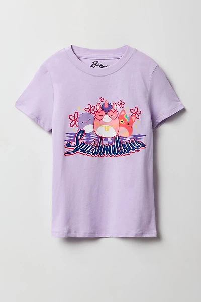 T-shirt à imprimé Squishmallows pour filles