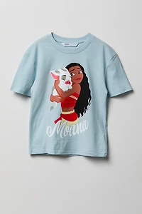 Girls Moana Graphic T-Shirt