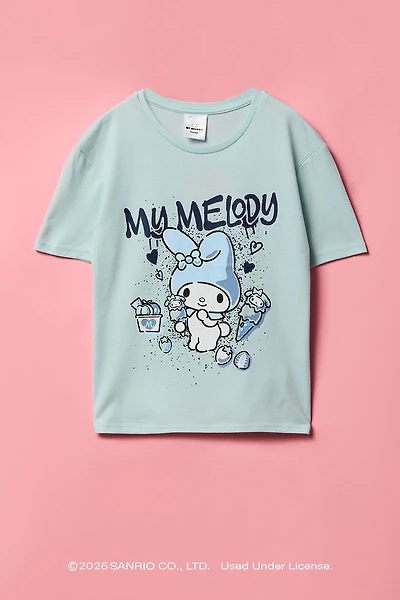 My Melody™ Girls Graffiti Graphic T-Shirt