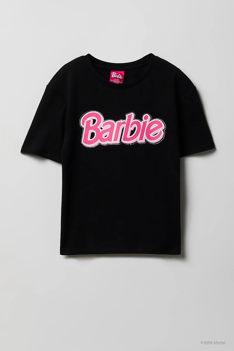 Barbie™ Girls Rhinestone Graphic T-Shirt