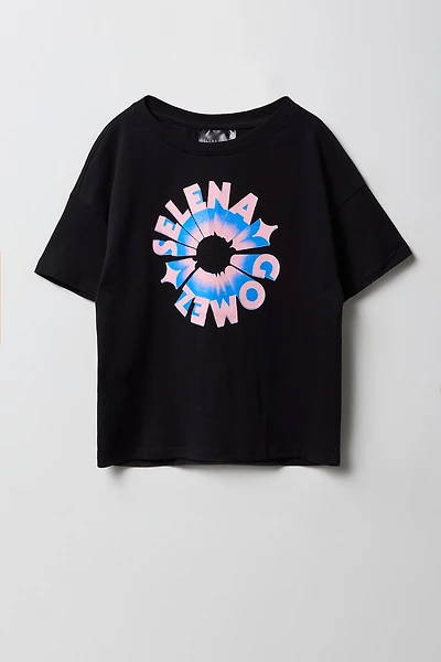 T-shirt surdimensionné à imprimé Selena Gomez pour fille