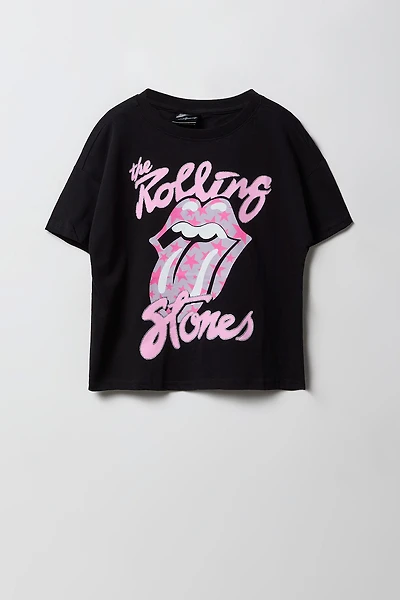 Girls The Rolling Stones Graphic Oversized T-Shirt