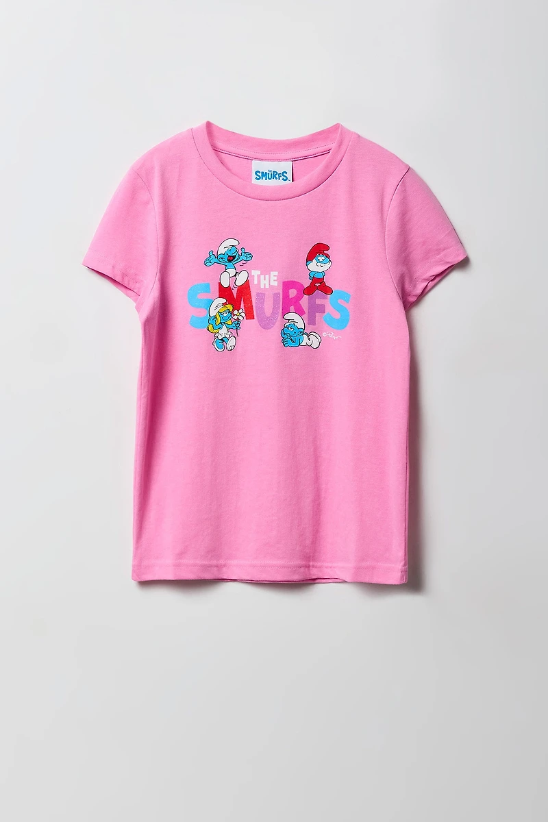 Girls Smurfs Graphic T-Shirt
