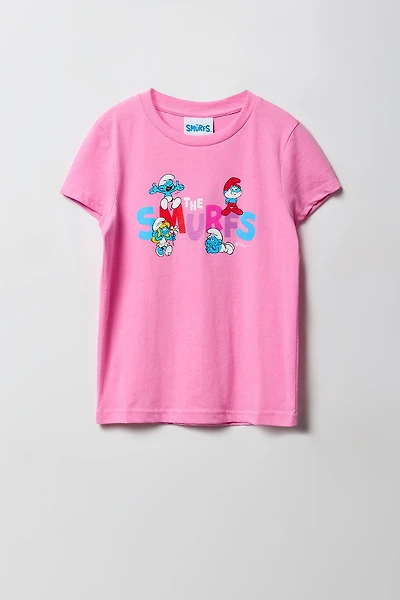 Girls Smurfs Graphic T-Shirt