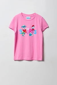 Girls Smurfs Graphic T-Shirt