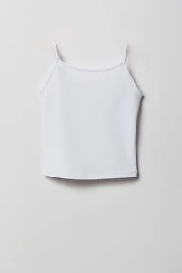 Camisole profilée en tissu lourd de luxe pour fille