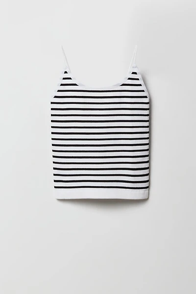 Girls Seamless Ribbed Bungee Cami