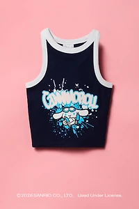 Cinnamoroll™ Girls Ribbed Ringer Tank