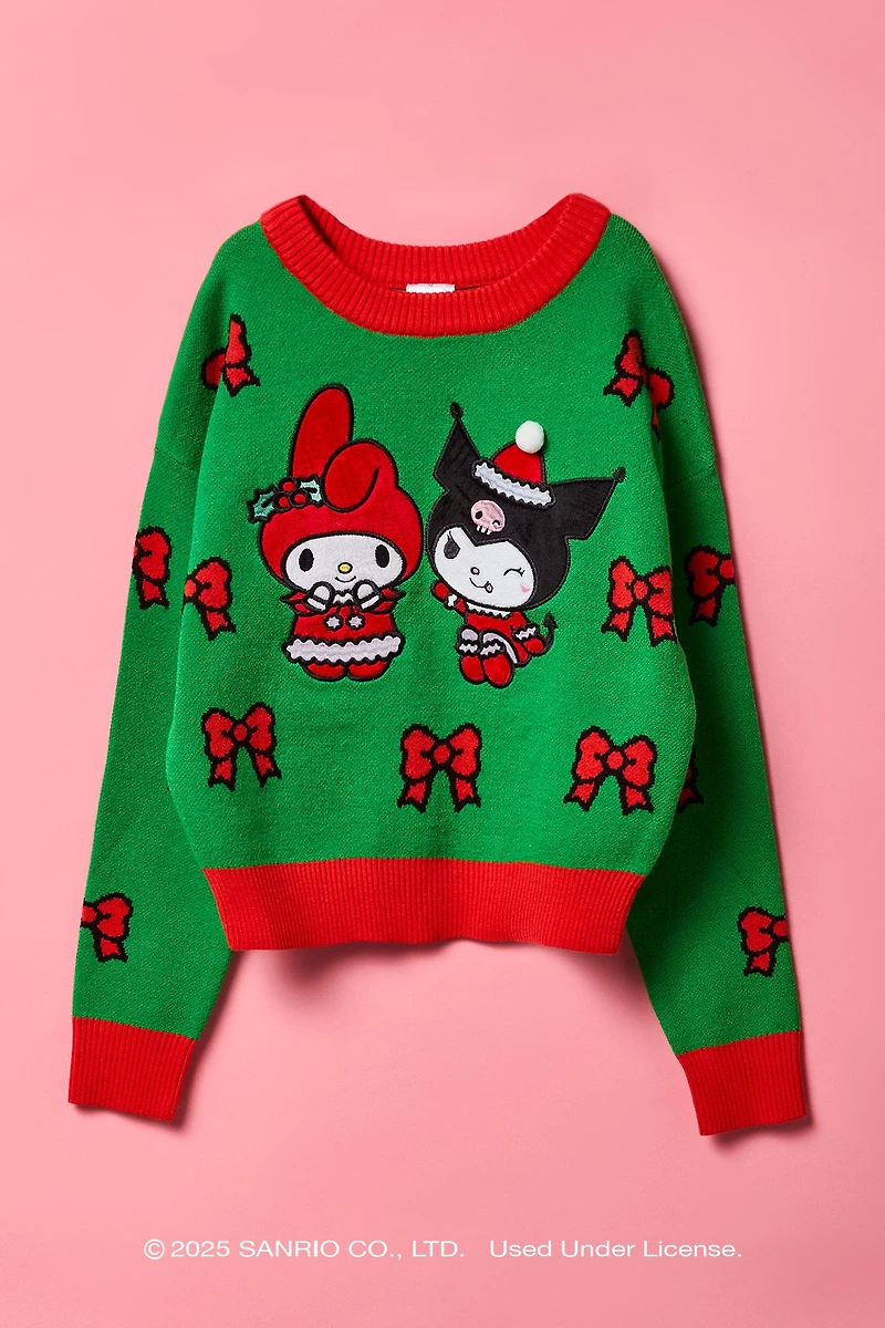 My Melody™ & Kuromi™ Girls Christmas Sweater