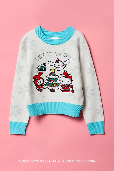 Hello Kitty® and Friends Girls Christmas Sweater