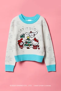 Hello Kitty® and Friends Girls Christmas Sweater