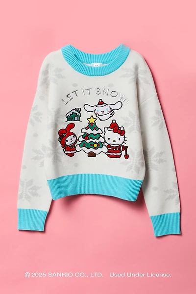 Chandail de Noël à imprimé Hello Kitty® and Friends pour fille
