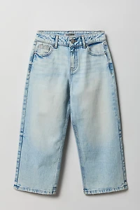 Girls Mid Rise Super Baggy Jean