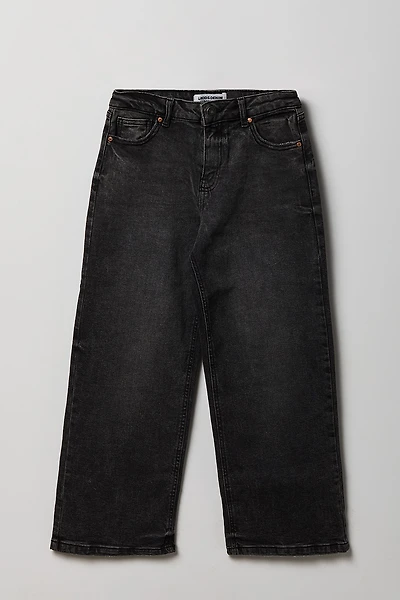 Girls Stretch Mid Rise Super Baggy Jean
