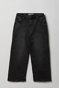 Girls Stretch Mid Rise Super Baggy Jean