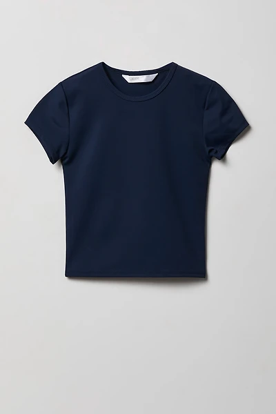 Girls Luxe Heavy Contour T-Shirt
