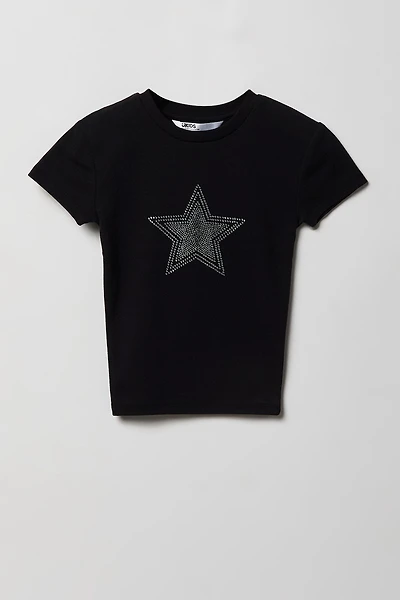 Girls Embellished Graphic T-Shirt