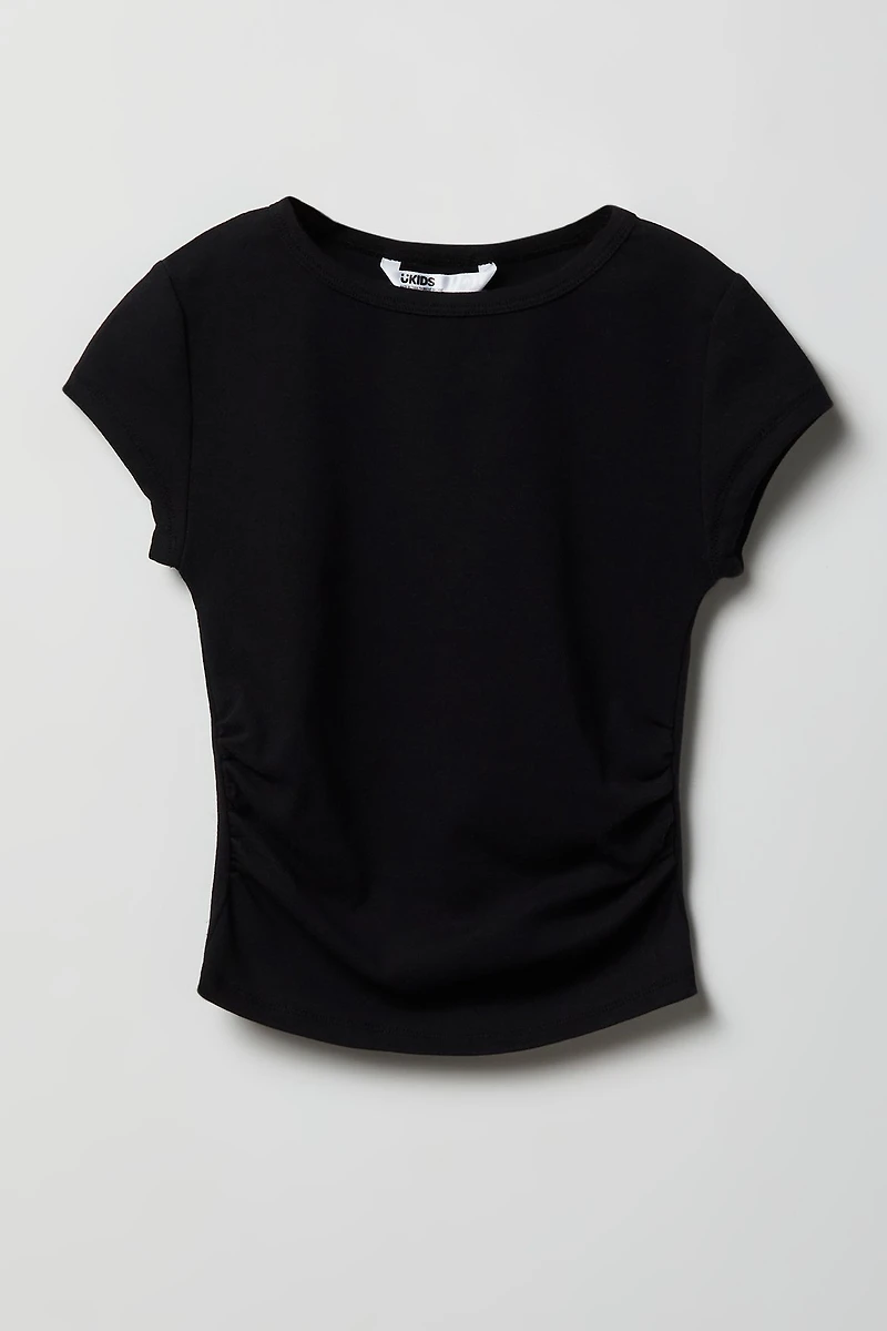 Girls Cinched Side T-Shirt