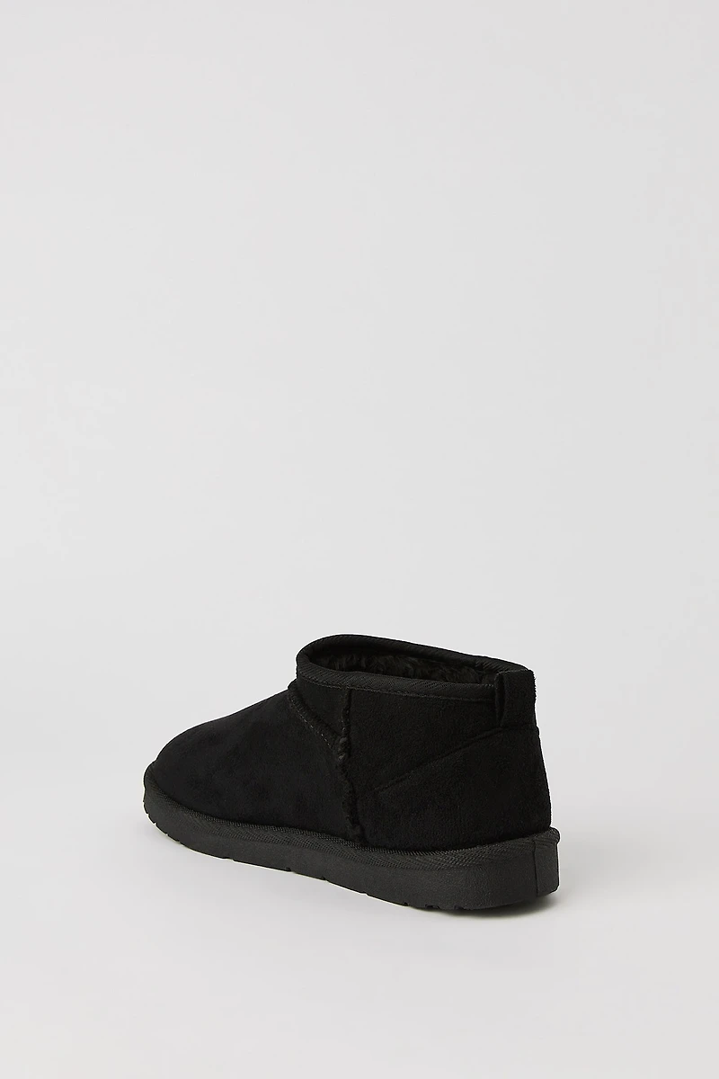 Girls Faux Fur Lined Ankle Booties