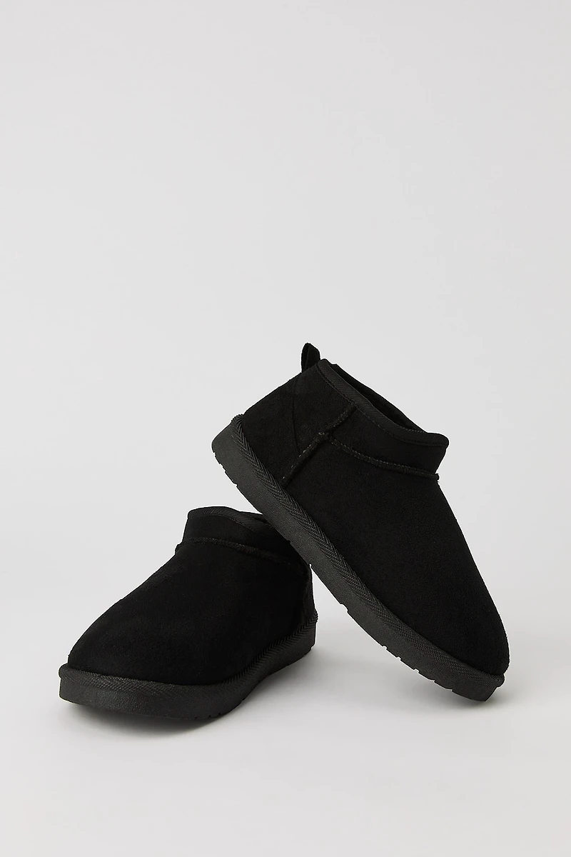 Girls Faux Fur Lined Ankle Booties