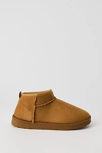 Girls Faux Fur Lined Ankle Booties