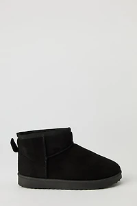 Faux Suede Ankle Booties