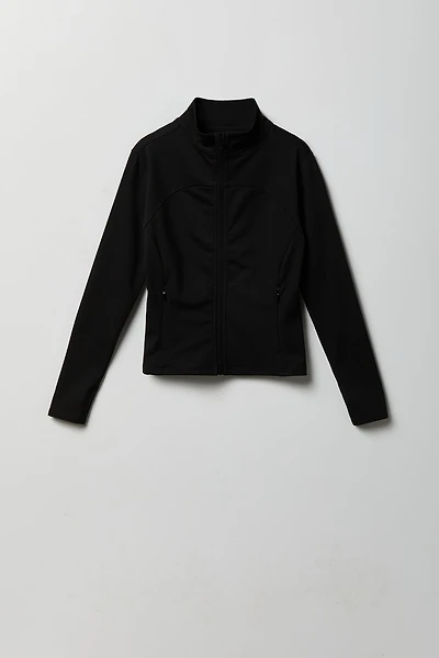 Girls Active Zip-Up Jacket