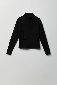 Girls Active Zip-Up Jacket