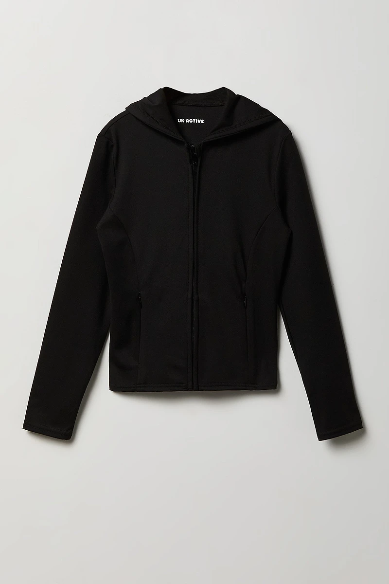 Girls Active Zip-Up Jacket