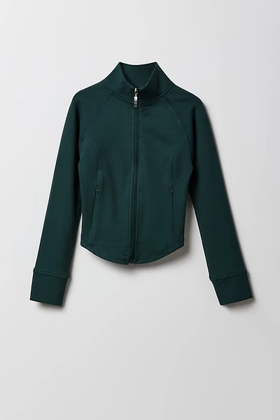 Girls Active Zip-Up Jacket