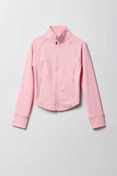 Girls Active Zip-Up Jacket