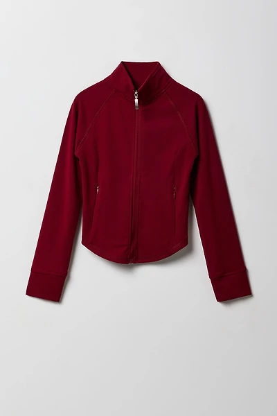 Girls Active Zip-Up Jacket