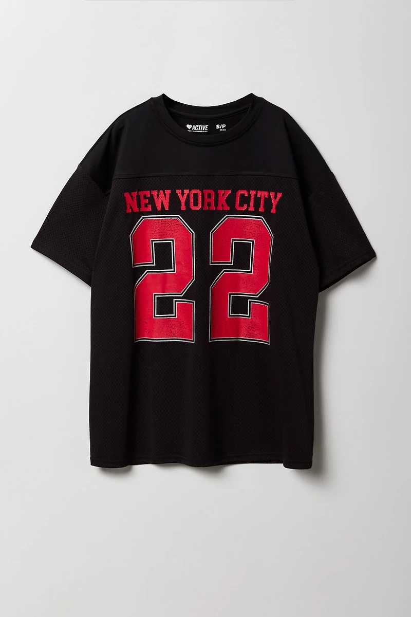 Jersey Active en filet imprimé pour fille