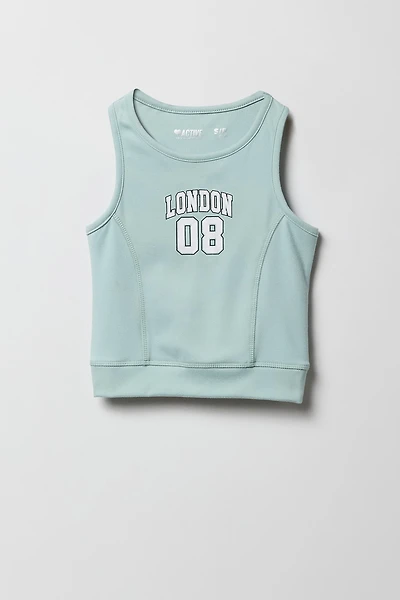 Girls Active Graphic Tank