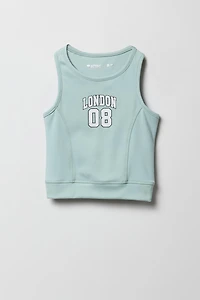 Girls Active Graphic Tank